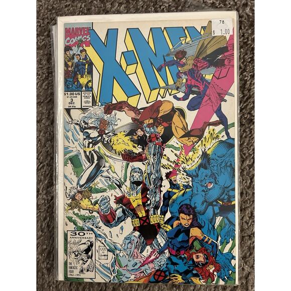 X-Men #1, 3, 7, 8, 10, 12, 18 (1991-92 Marvel) Lot Of 7 - 3 KEYS Hazard - Bella - Picture 3 of 8